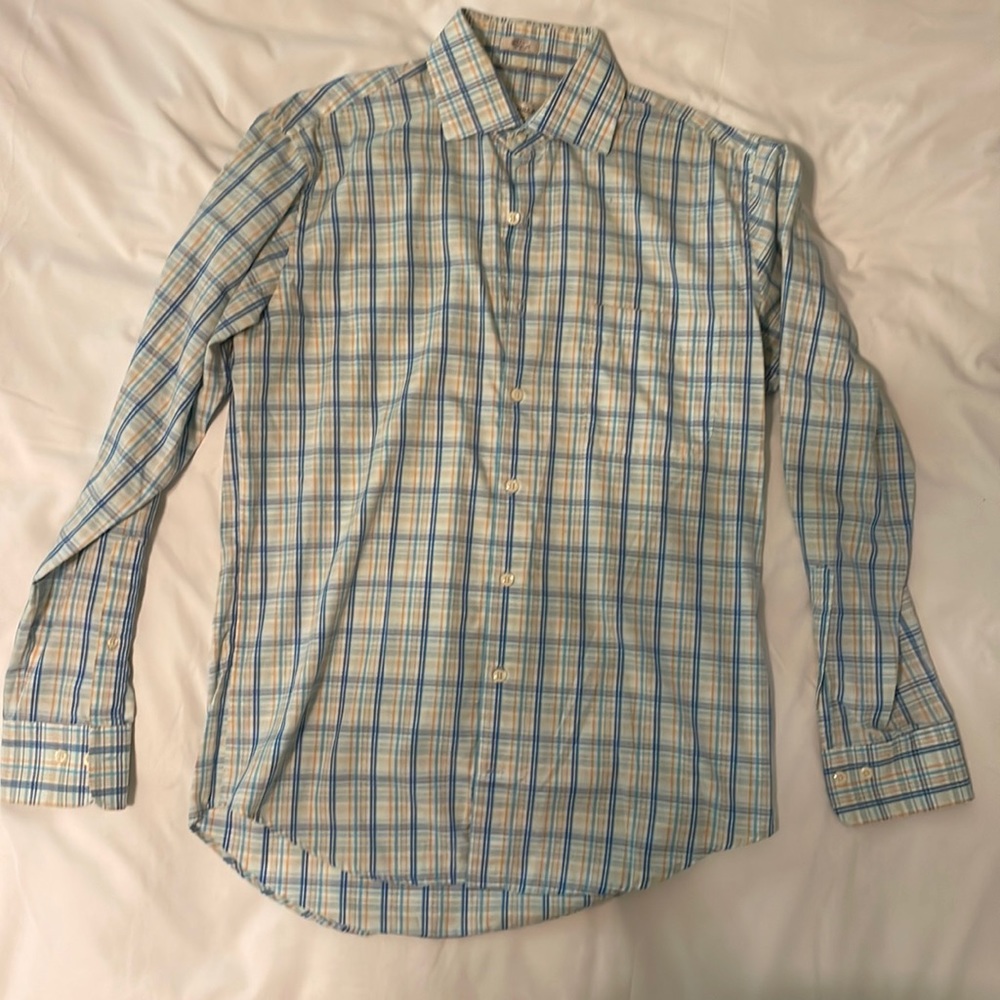 Peter Millar plaid button down